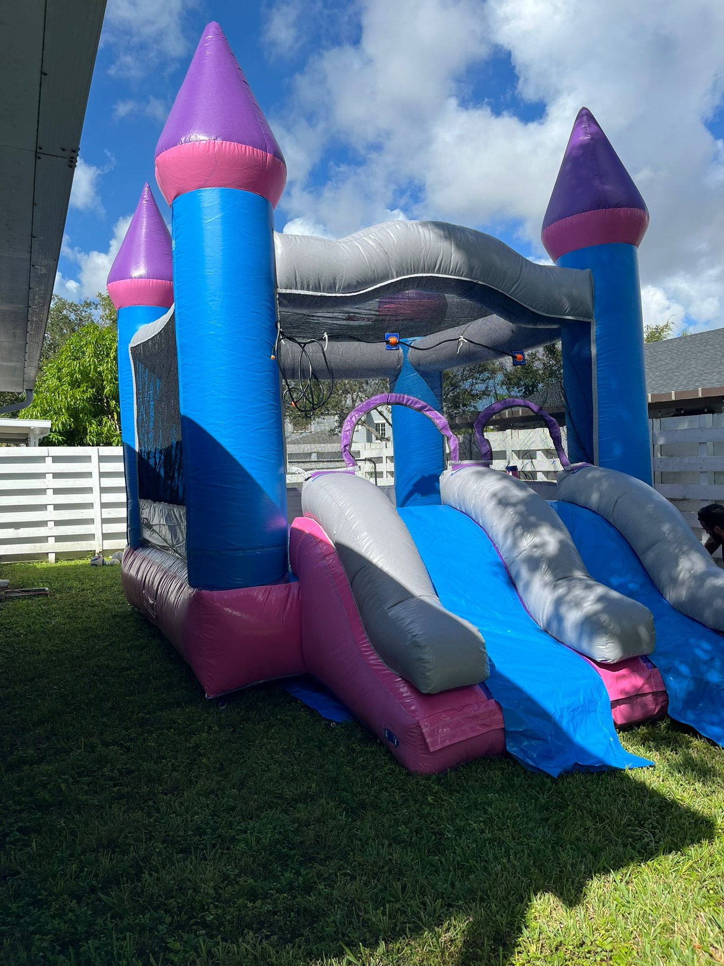 Princess Bouncy House & Water Slide Combo!