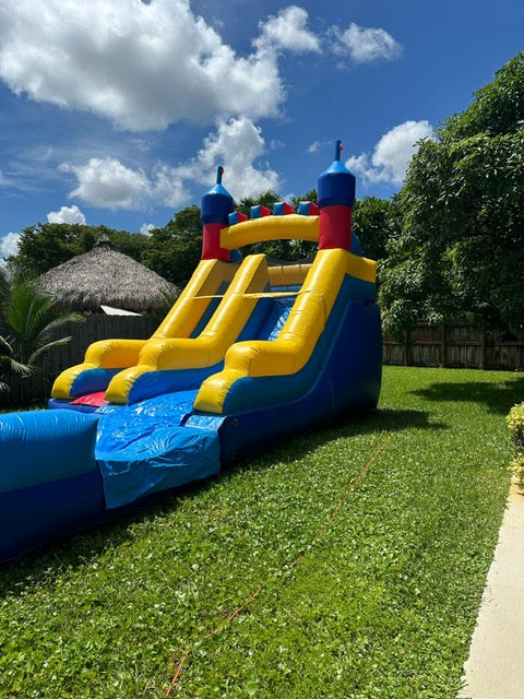 Princess Bouncy House & Water Slide Combo!